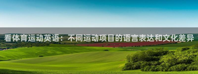 米兰体育官网下载平台注册要钱吗：看体育运动英语：不同运动项目
